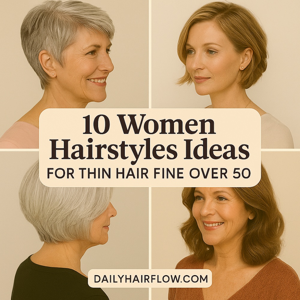 Women Hairstyles Ideas For Thin Hair Fine Over