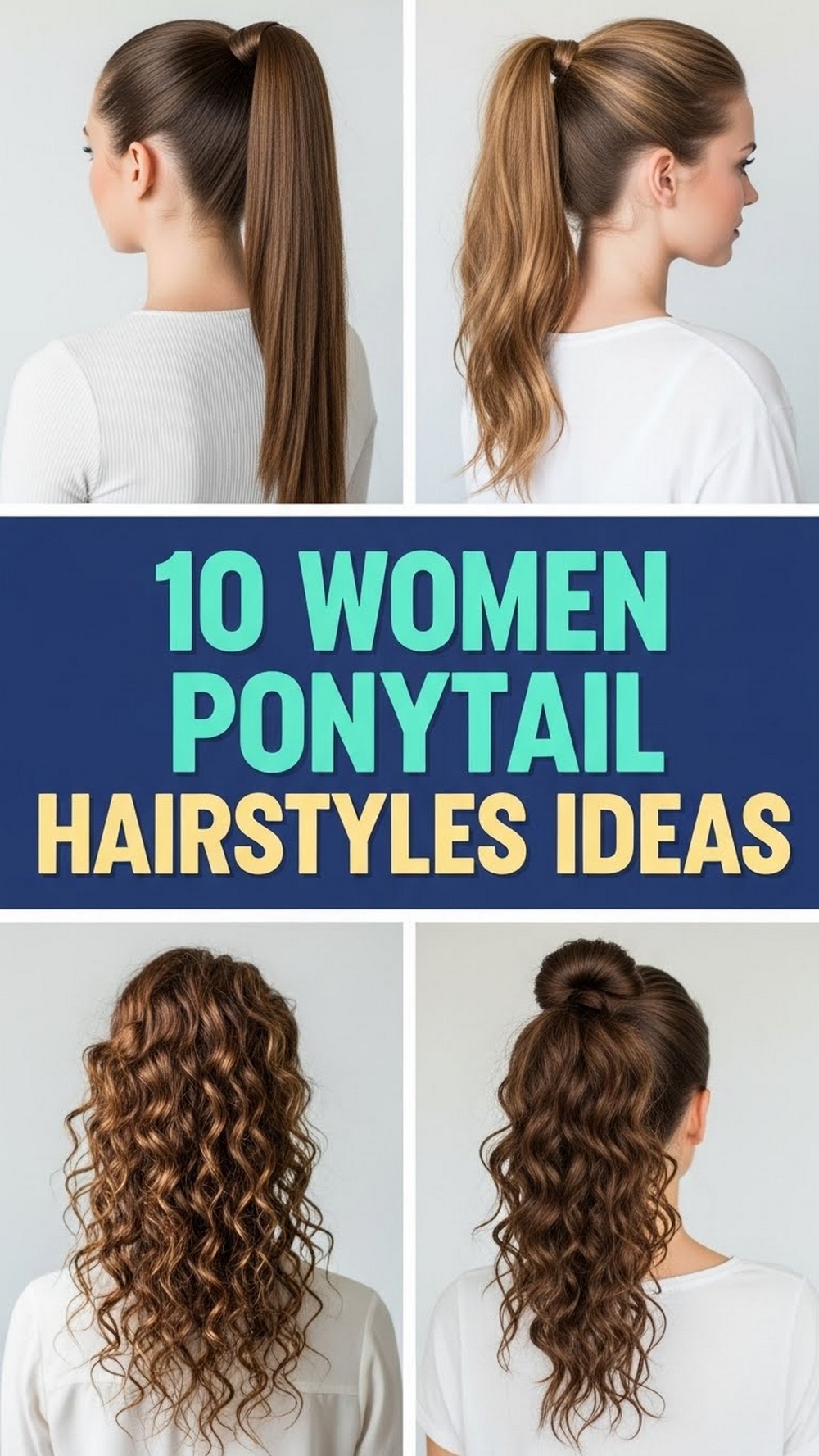 10 Women Ponytail Hairstyles Ideas