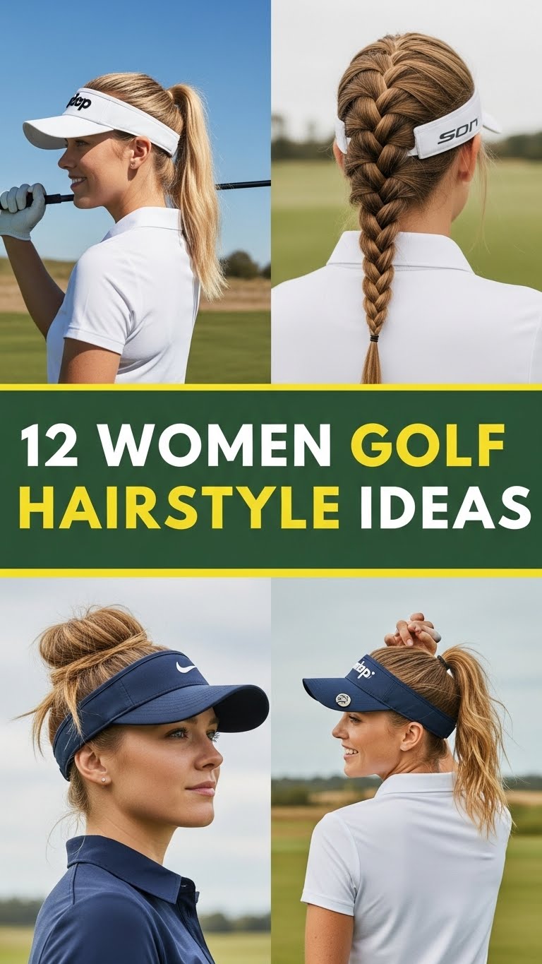 12 Women Golf Hairstyle Ideas1