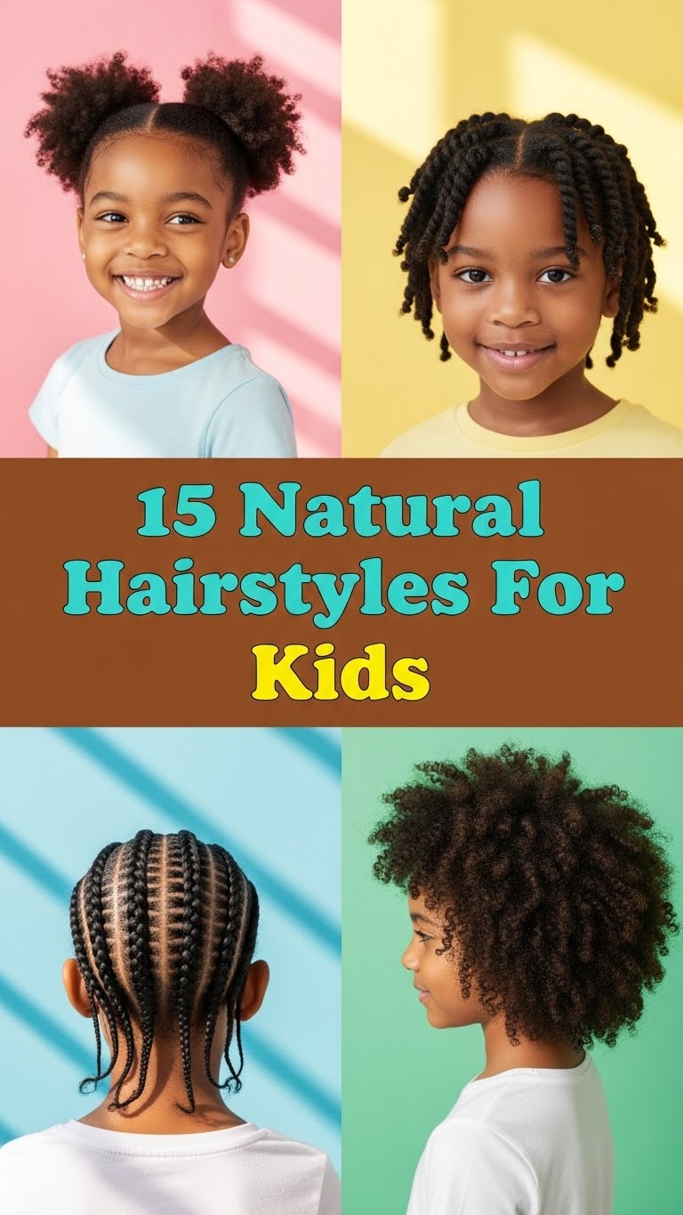15 Natural Hairstyles For Kids