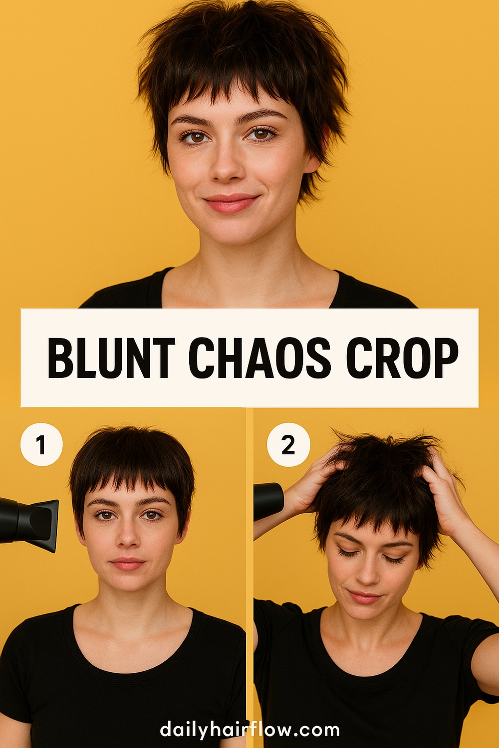Blunt Chaos Crop