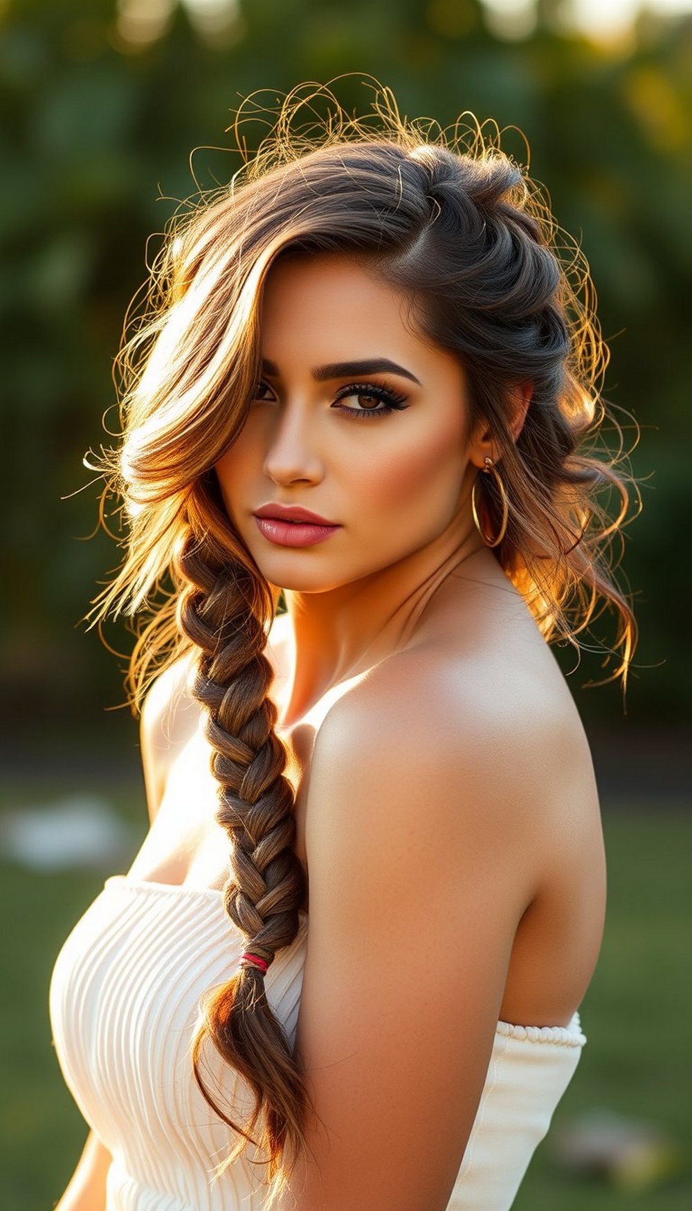 Braids with Curly Ends