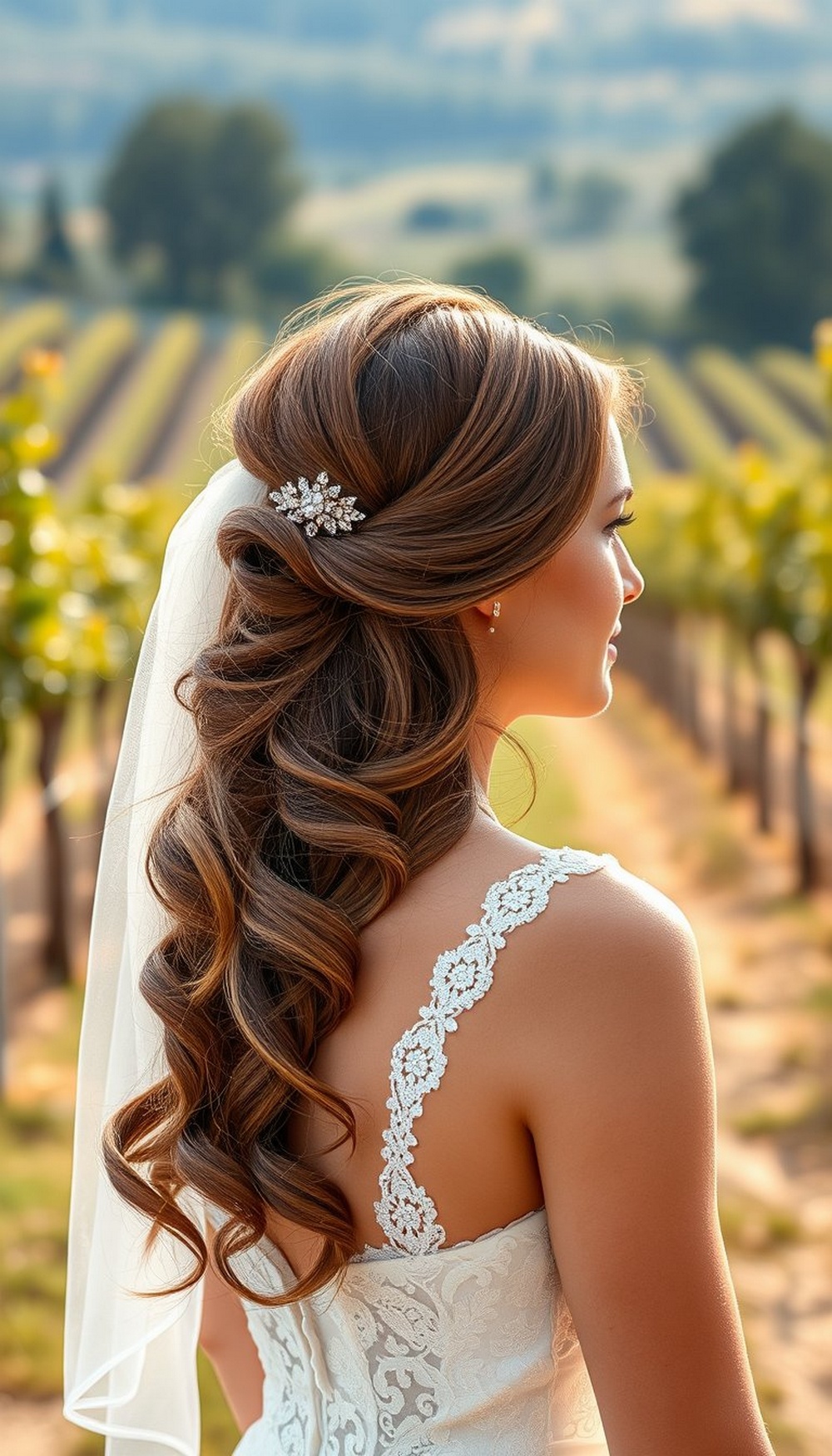Curled with Side Clip