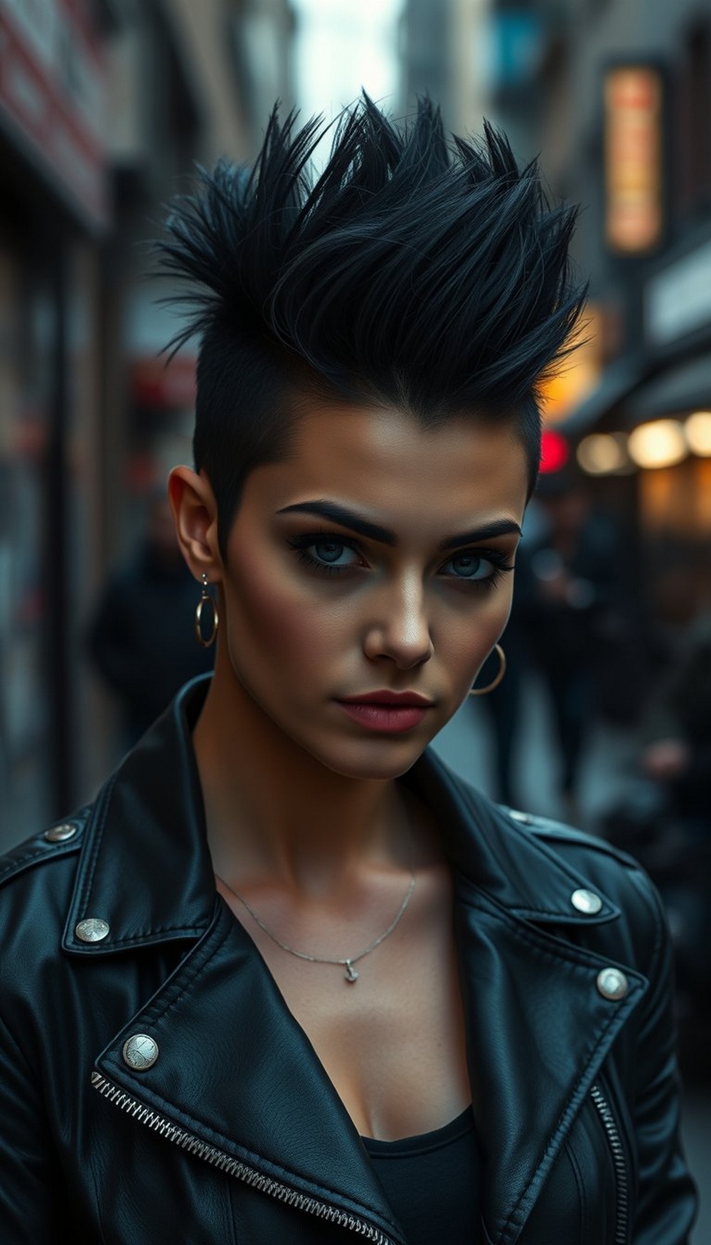 Edgy Faux Hawk