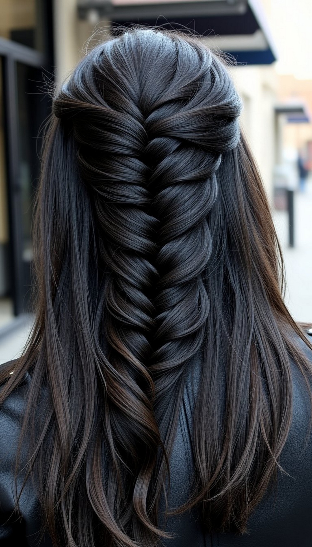 Fishtail Half Braid
