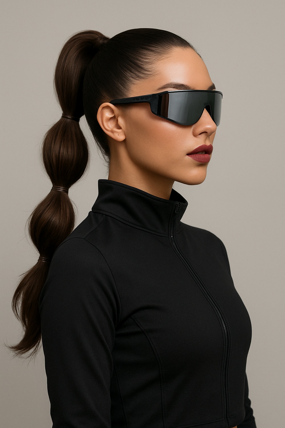 High Ponytail or Bubble Ponytail