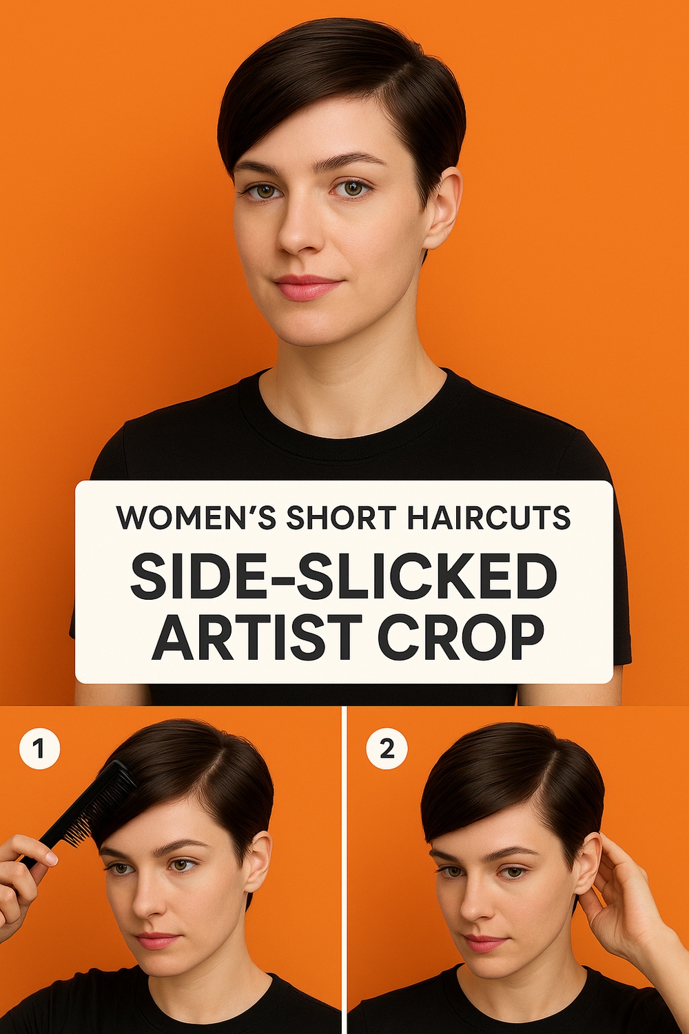 Side Slicked Artist Crop
