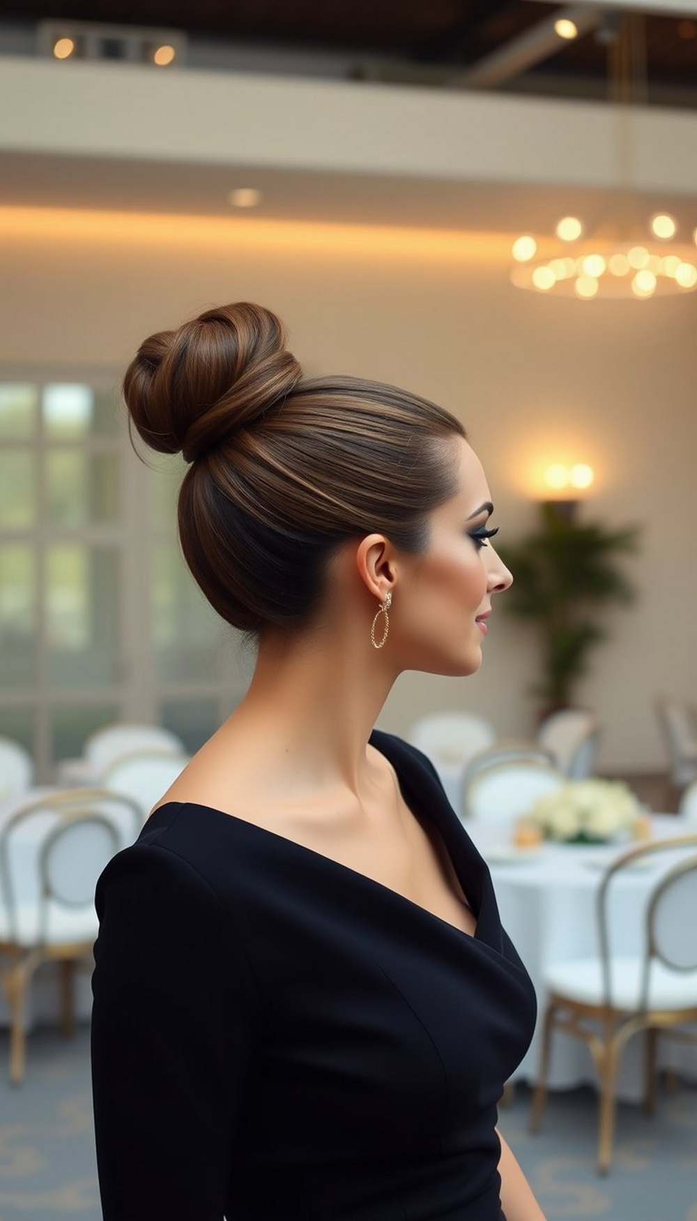 Sleek High Bun