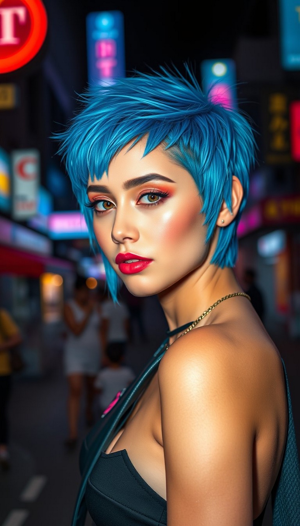 Spiky with Bold Color
