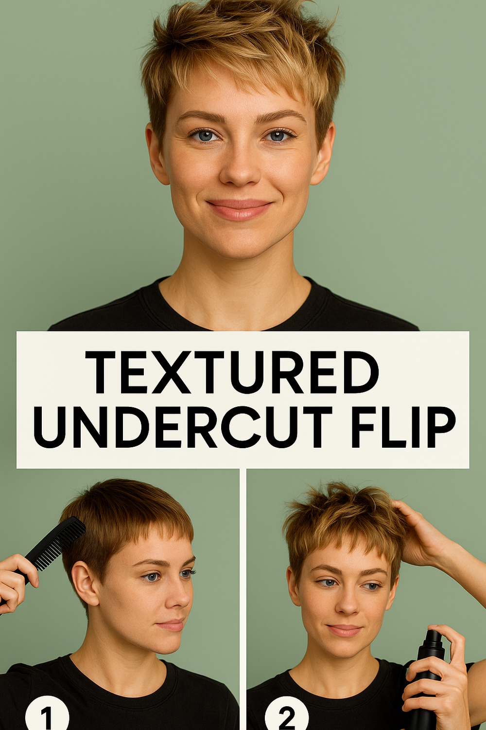 Textured Undercut Flip