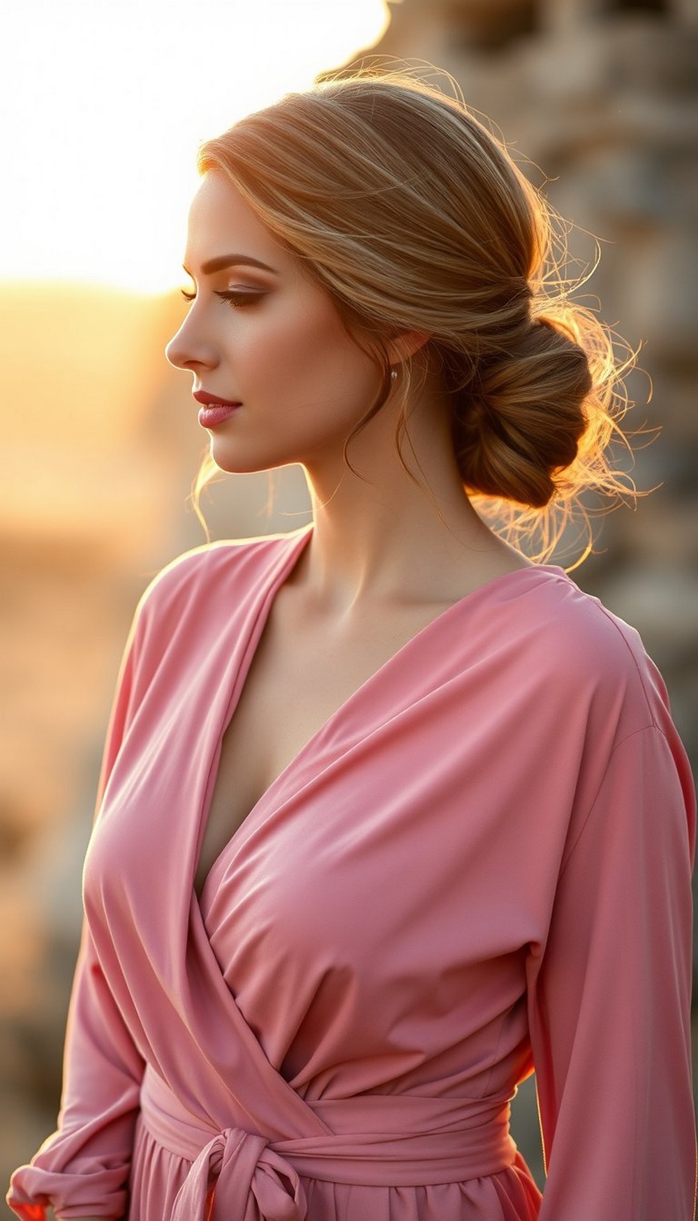 Twisted Low Updo