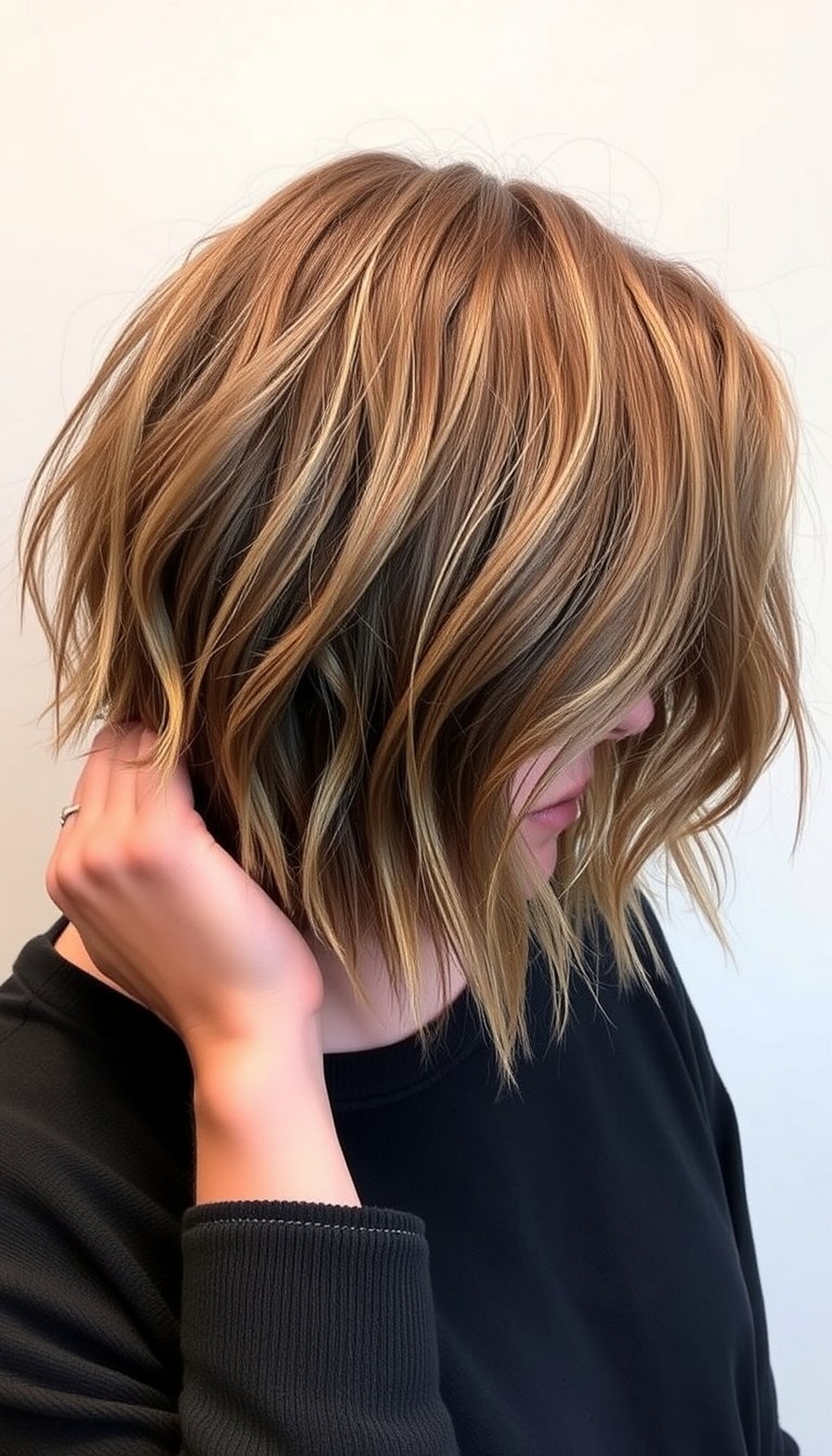 Wavy Lob with Choppy Ends