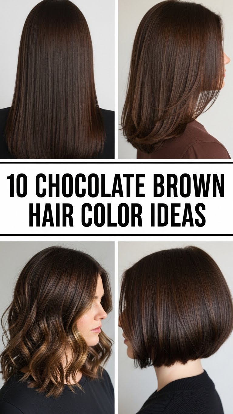 10 Chocolate Brown Hair Color Ideas