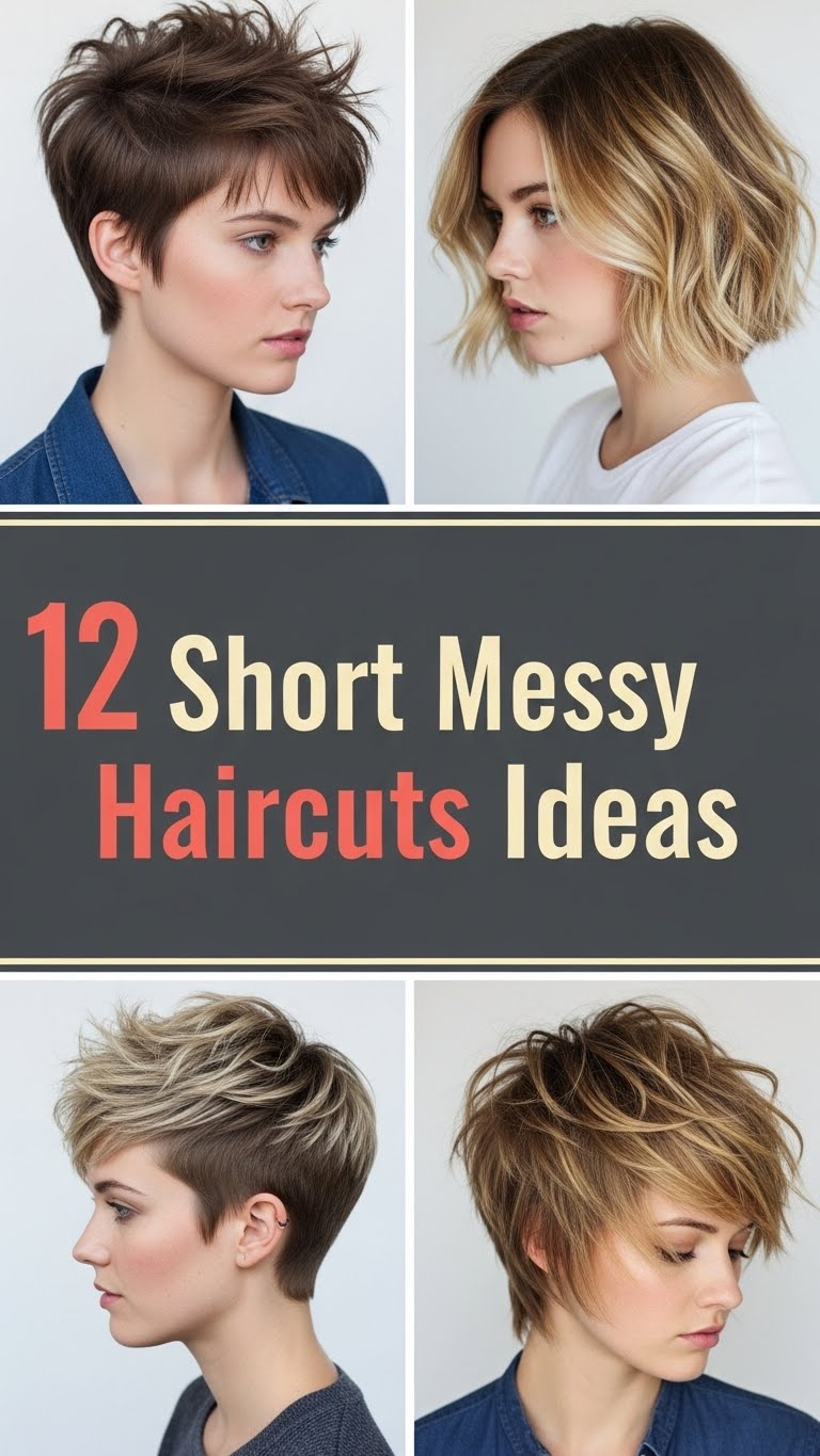 12 Short Messy Haircuts Ideas1