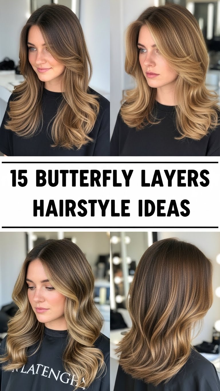 15 Butterfly Layers Hairstyle Ideas