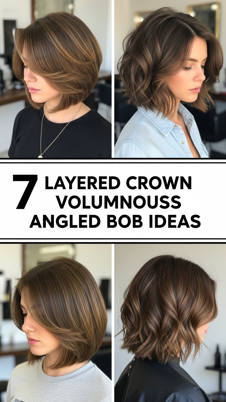 7 Layered Crown Voluminous Angled Bob ideas1