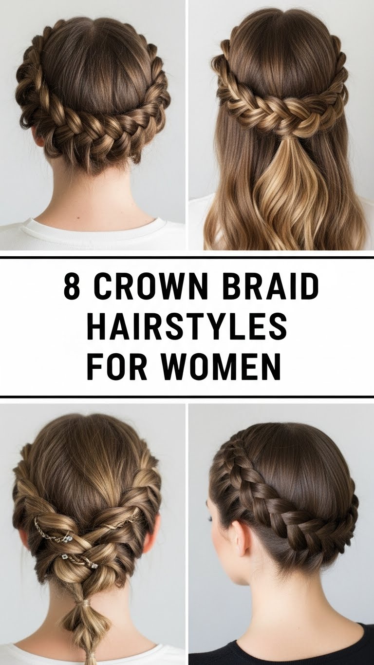 8 Crown Braid Hairstyles For Women1