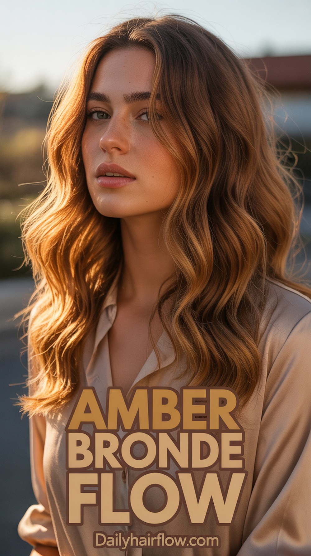 Amber Teddy Blend on Long Layers