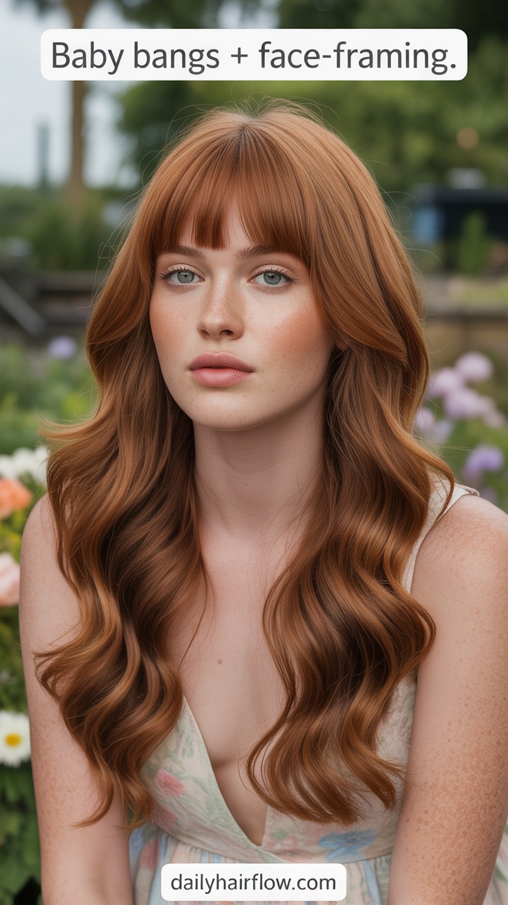 Baby Bangs with Face‑Framing Strands