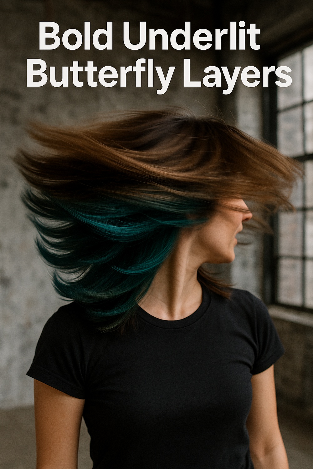Bold Underlit Butterfly Layers