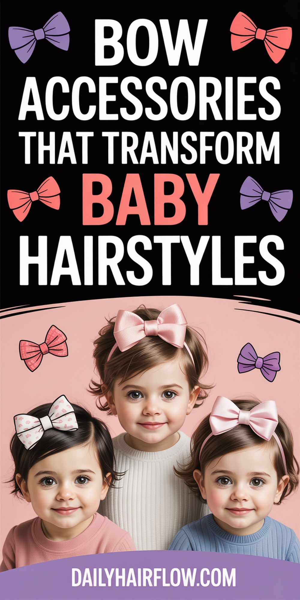 Bow Accessories That Transform Baby Hairstyles