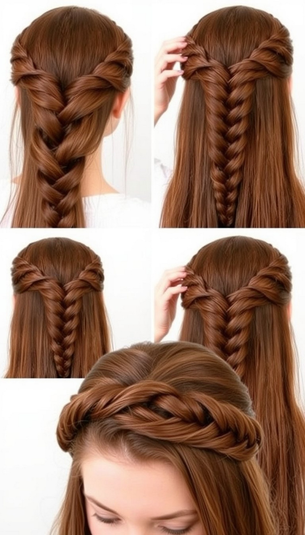 Braided Crown Updo