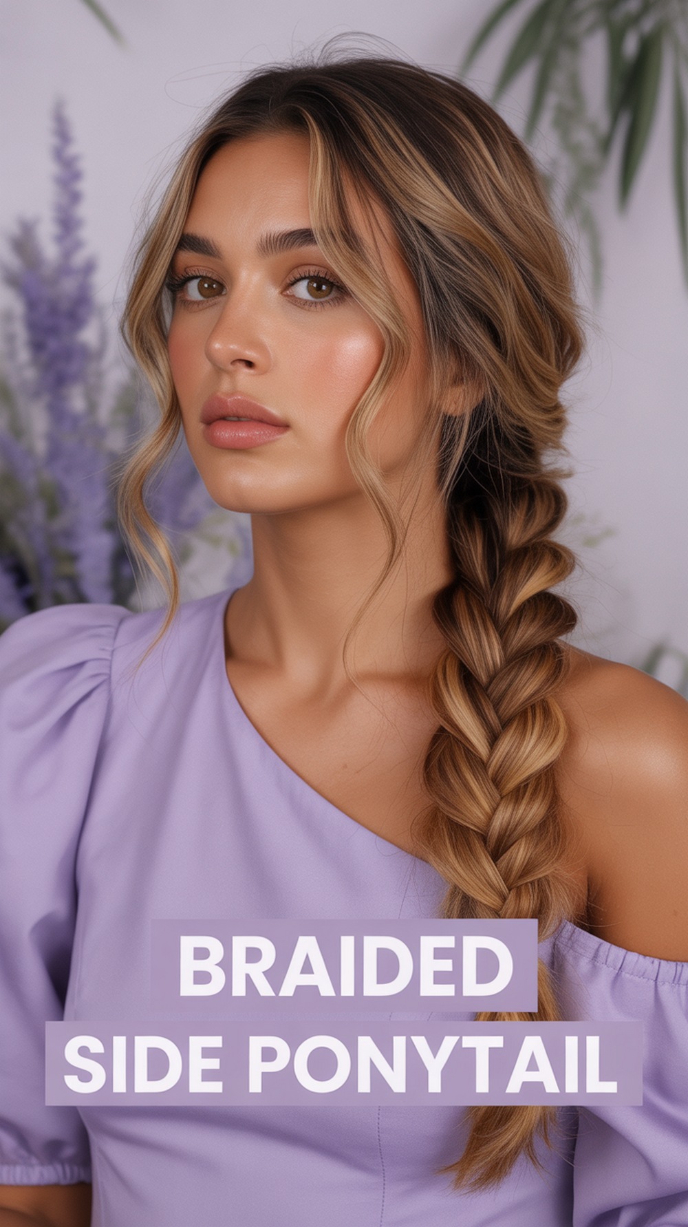 Braided Side Ponytail