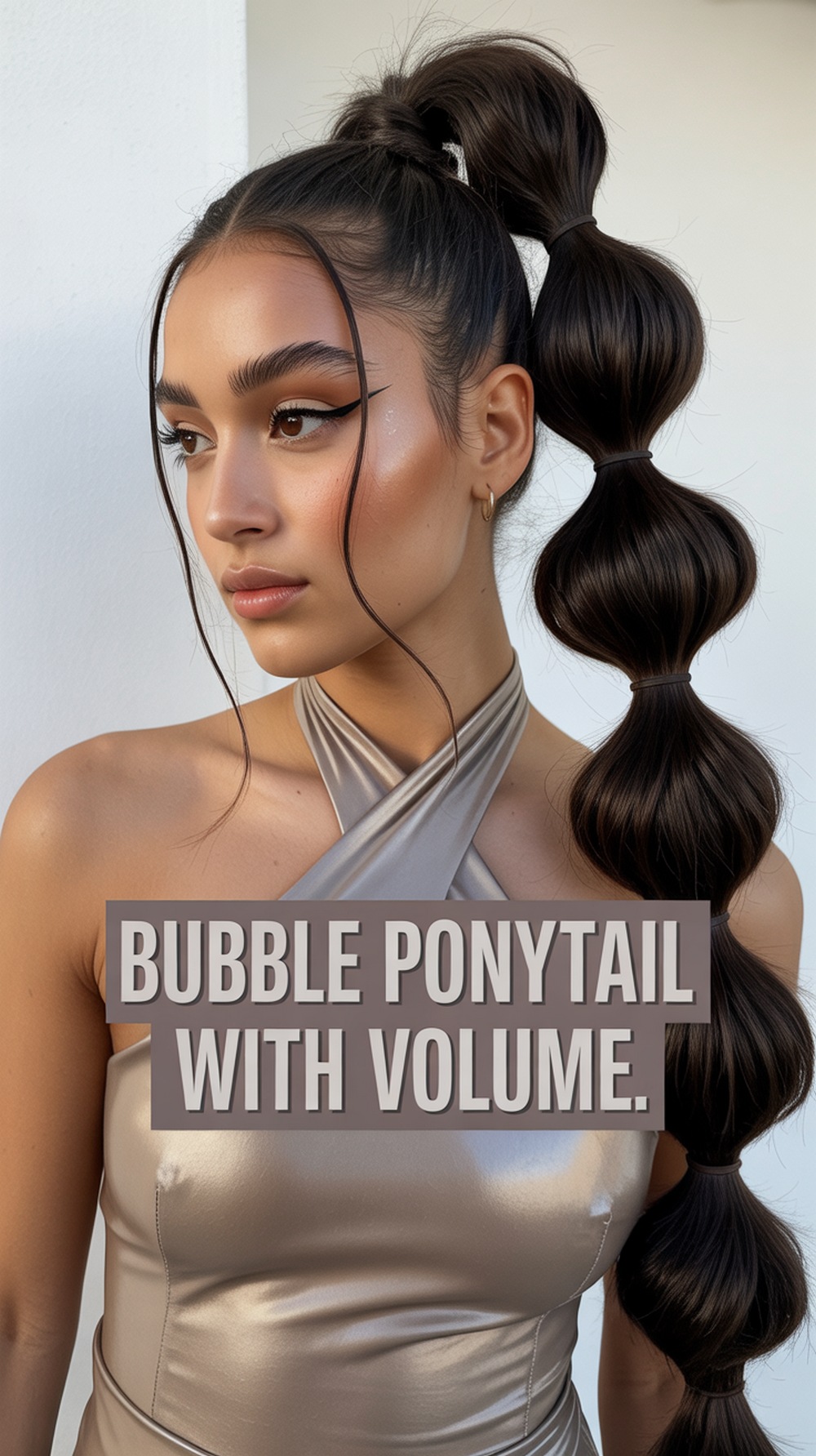 Bubble Ponytail with Volume