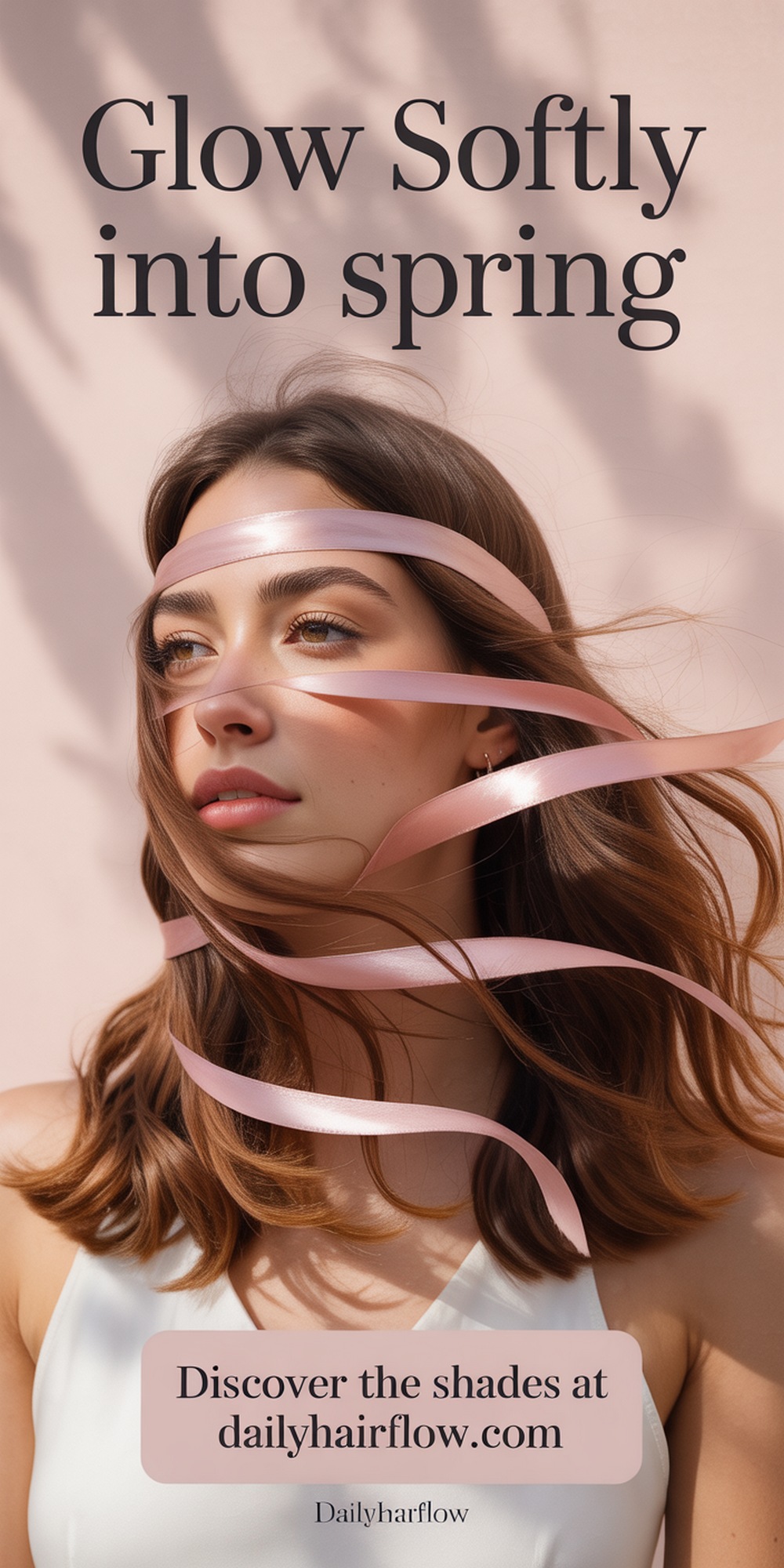 Chestnut with Rose Gold Ribbons