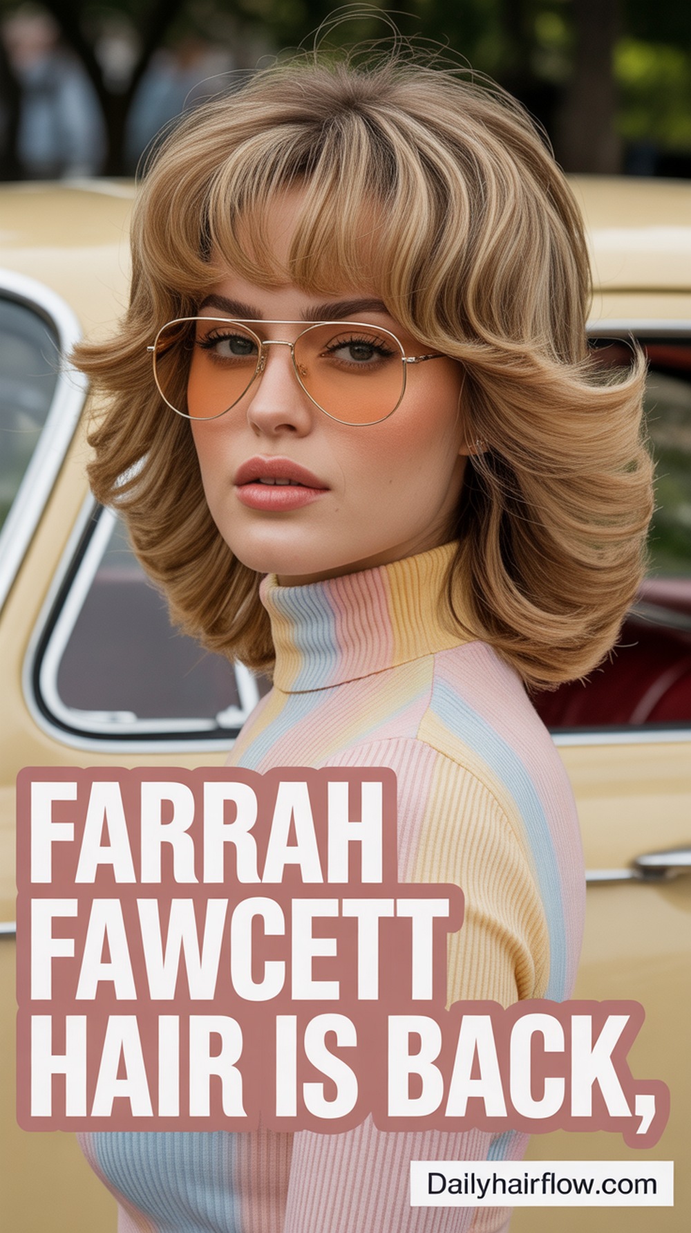 Classic Farrah Fawcett Flair