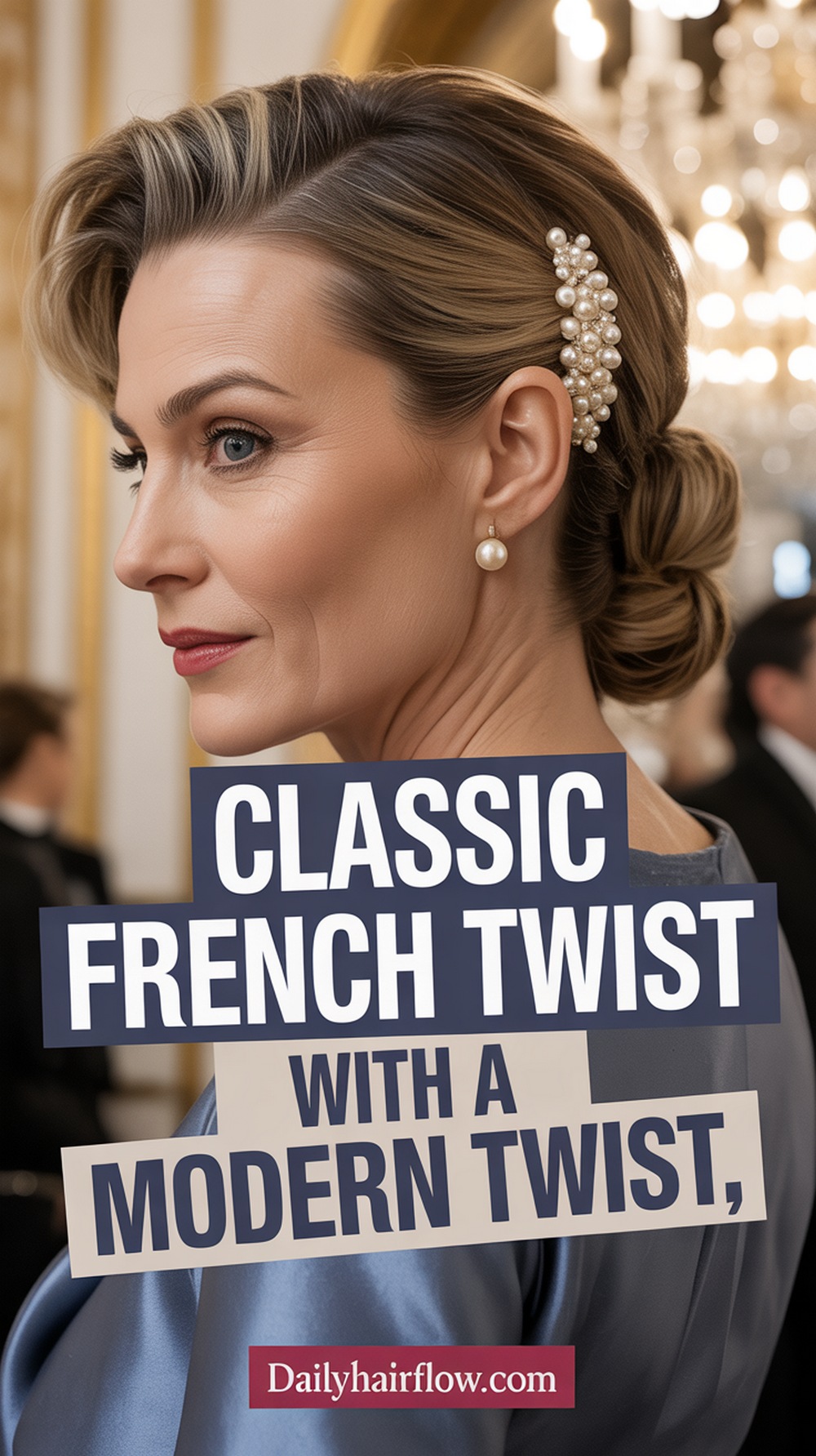 Classic French Twist with a Modern Twist
