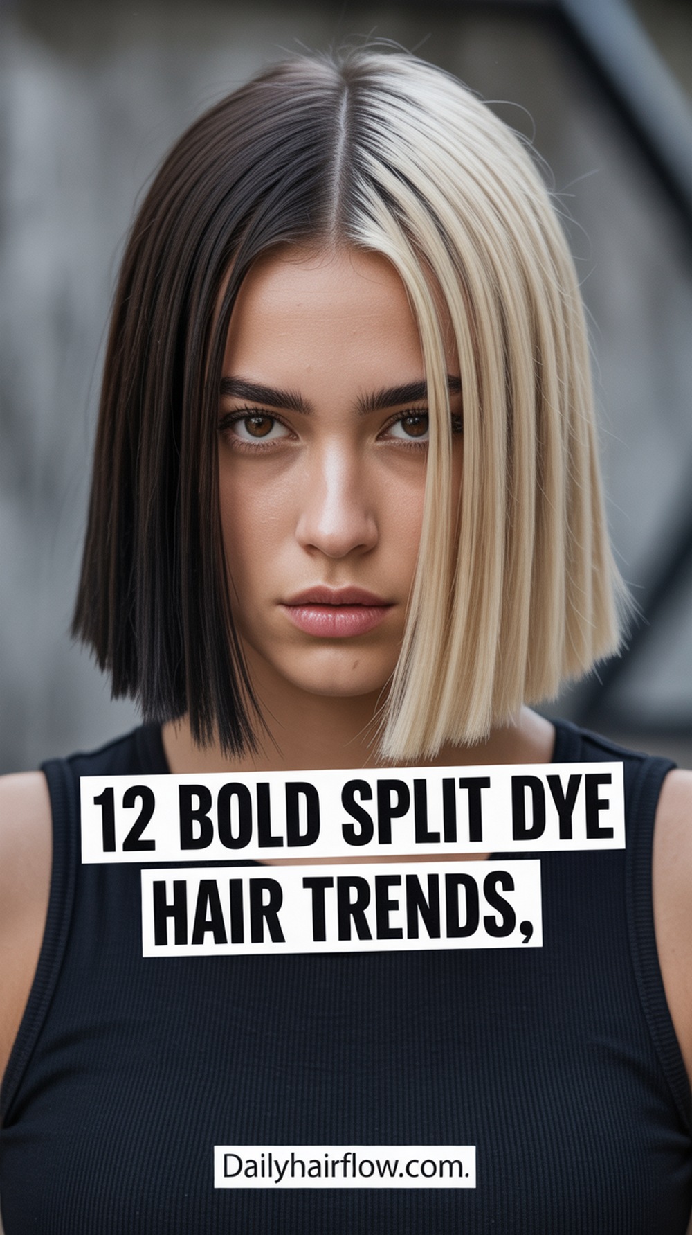 Classic Half Black, Half Blonde