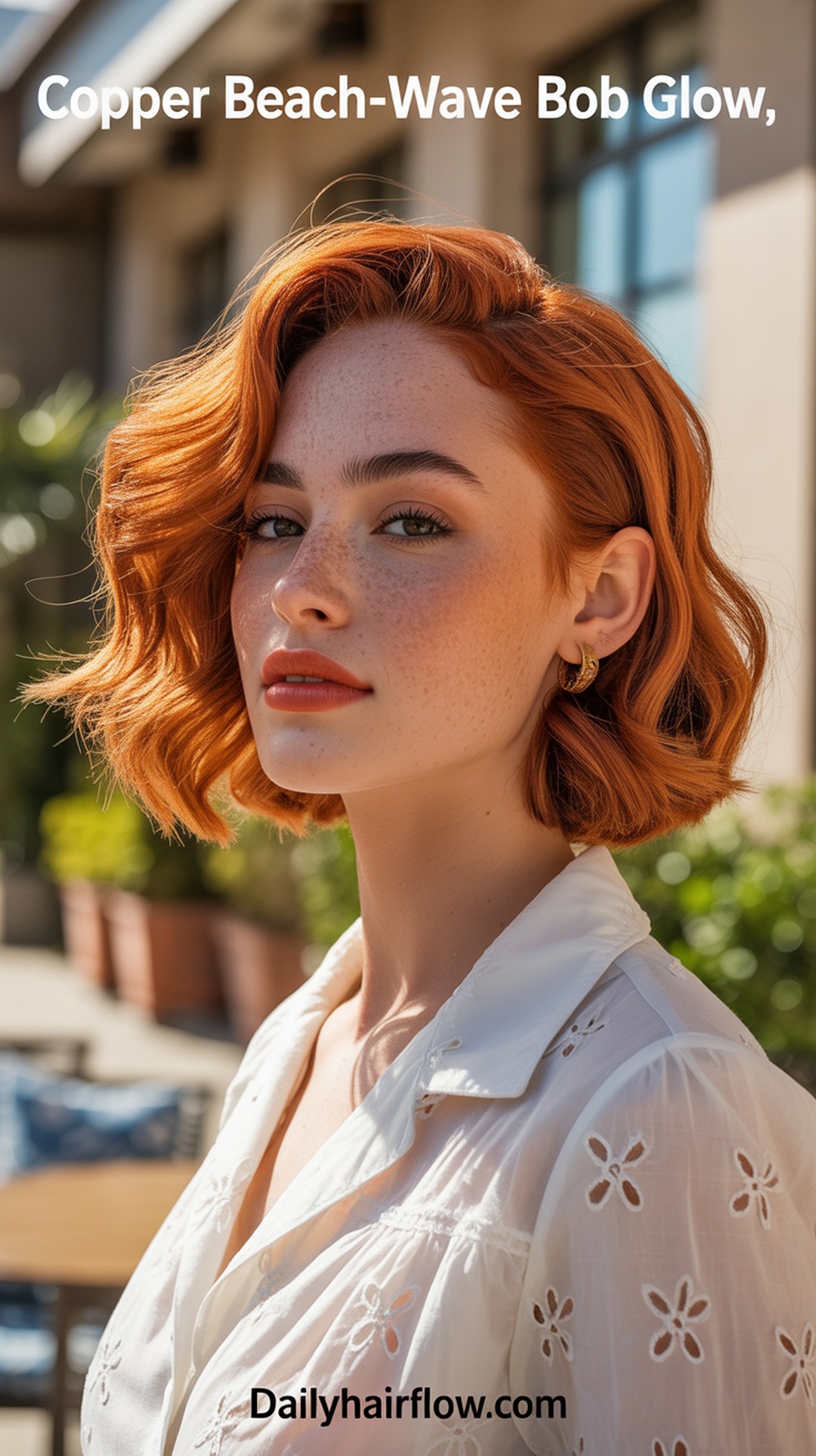 Copper Beach‑Wave Bob