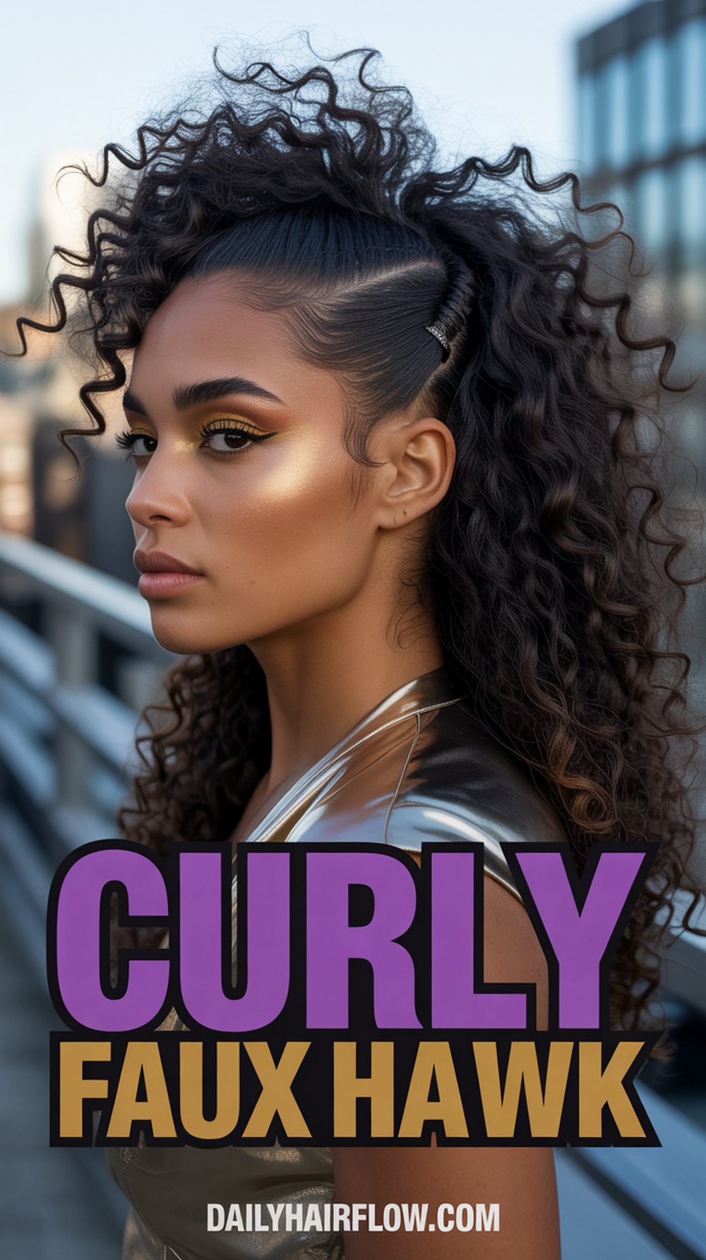 Curly Faux Hawk