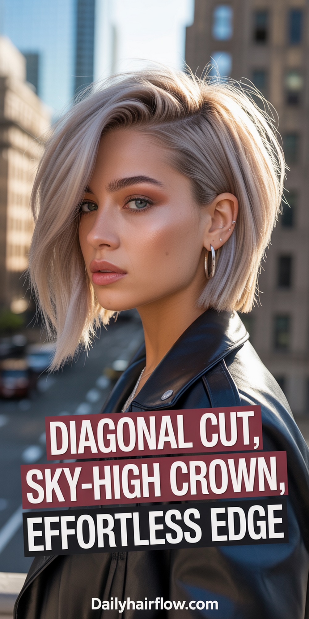 Diagonal Cut, Sky High Crown, Effortless Edge