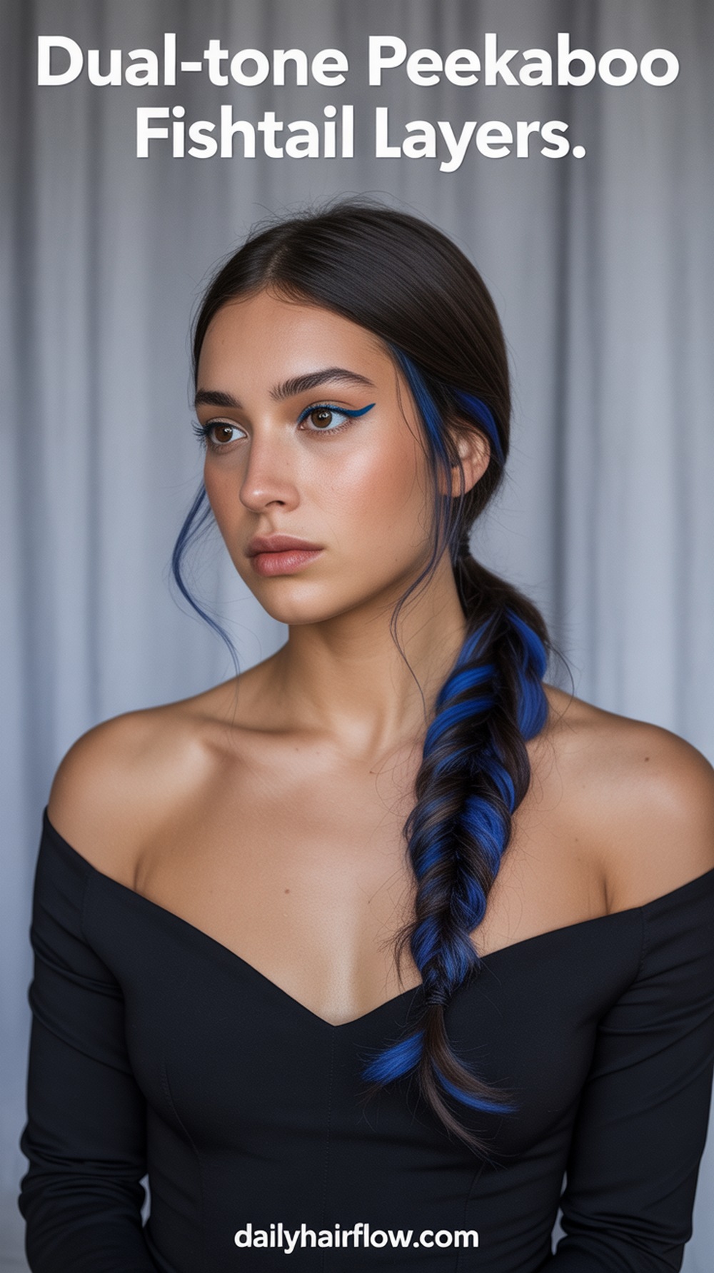 Dual‑Tone Peekaboo Fishtail