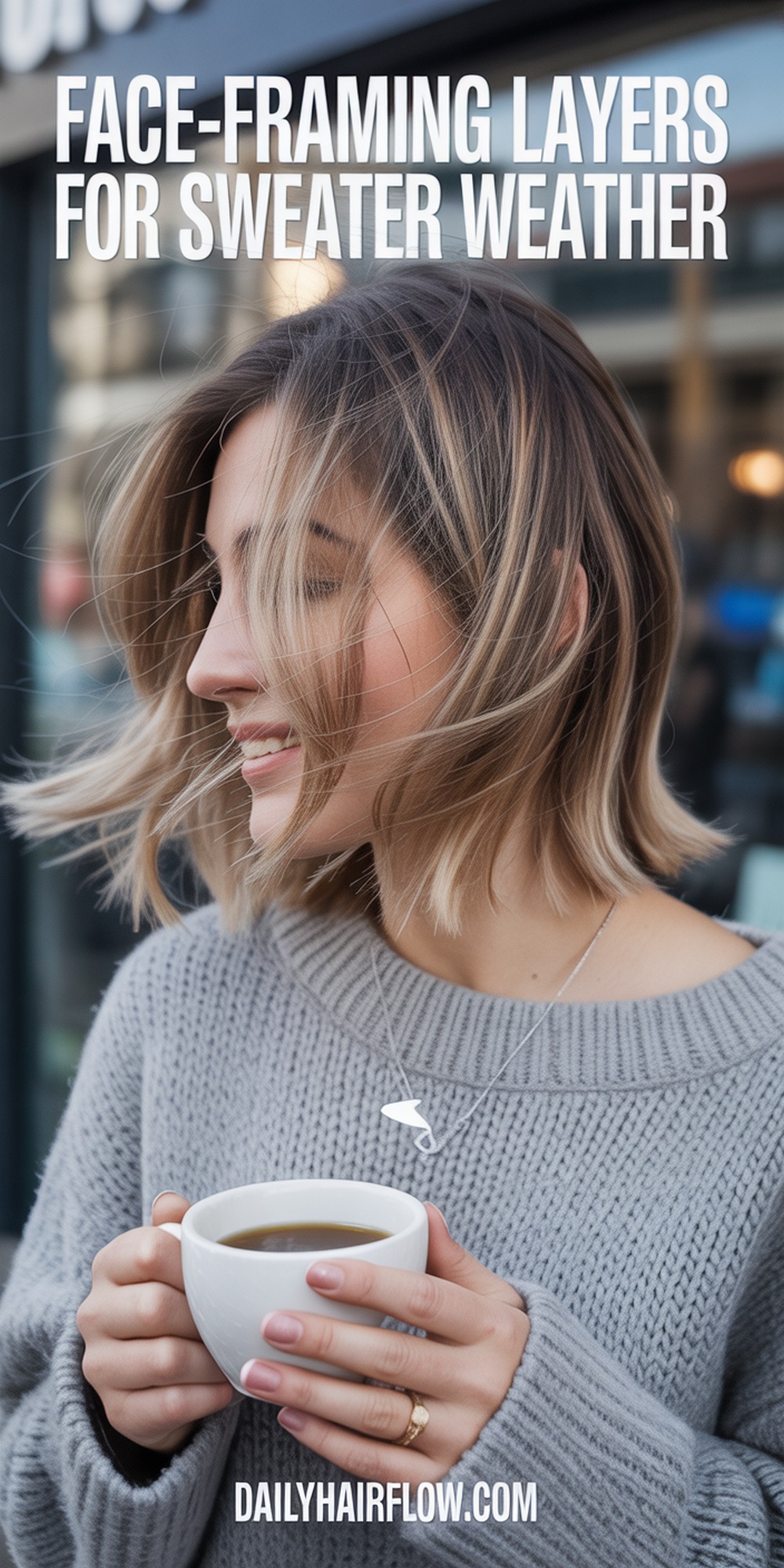 Face Framing Layers for Sweater Weather