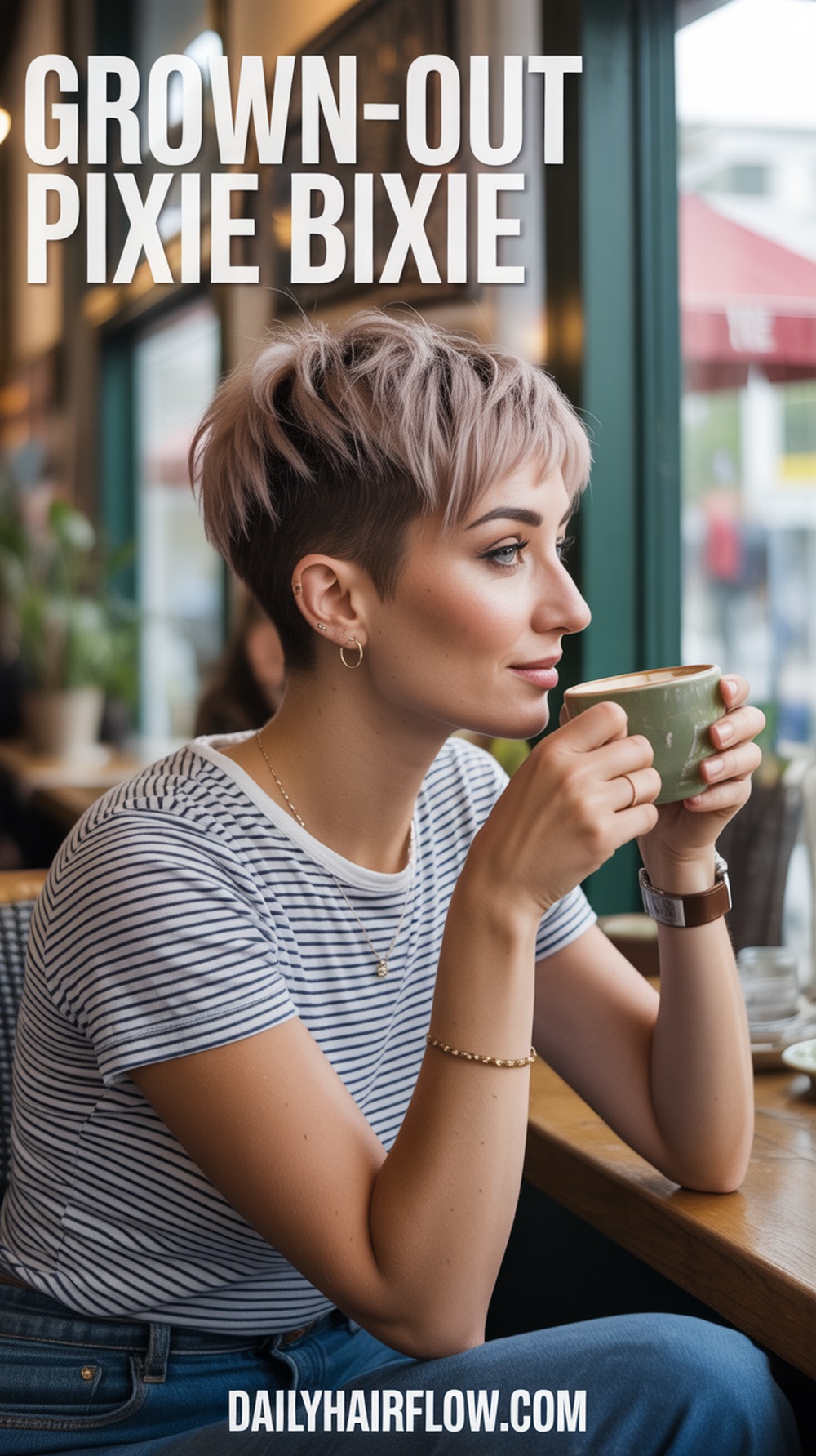 Grown‑Out Pixie Bixie