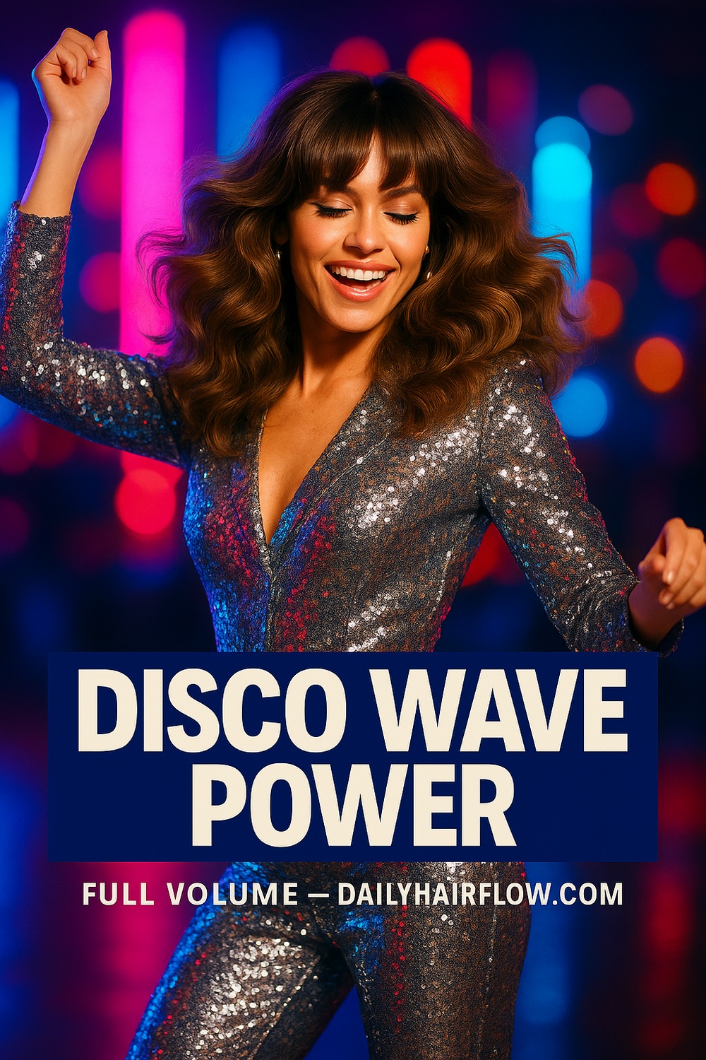 High Volume ’s Disco Waves and Curtain Bangs