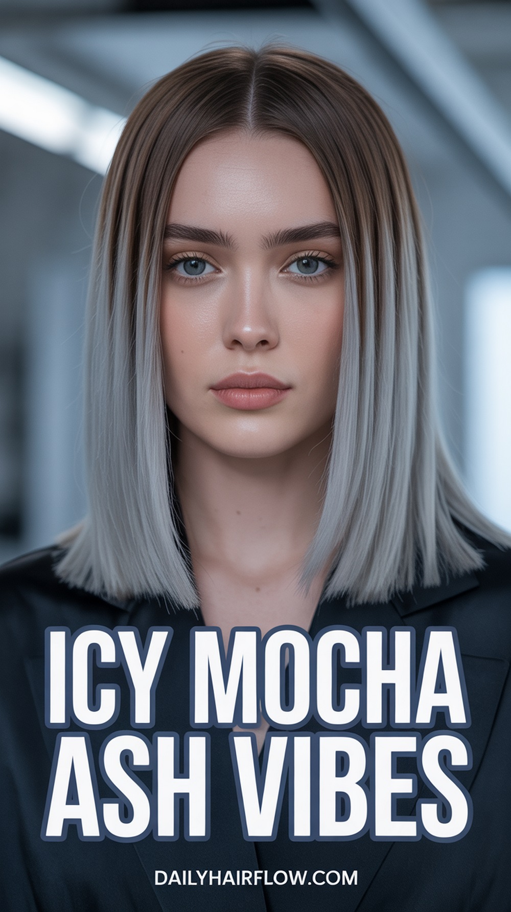 Icy Mocha Mousse with Ash Undertones