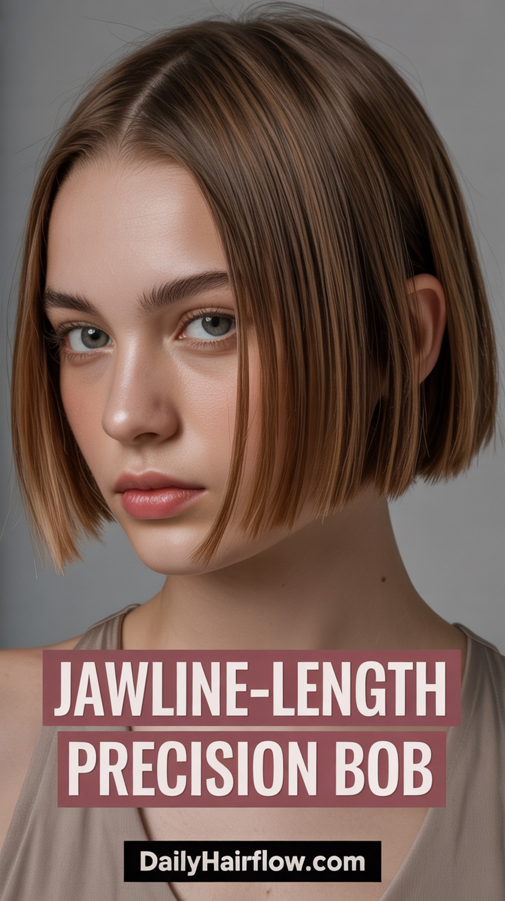 Jawline Length Precision Bob