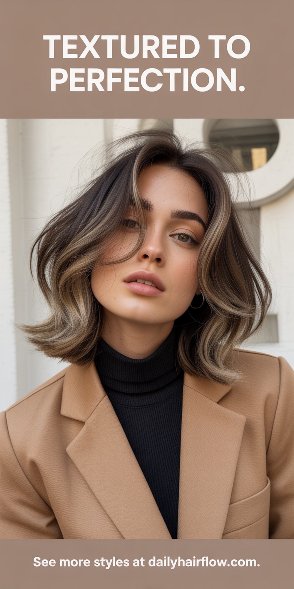 Lob (Long Bob) with Textured Ends
