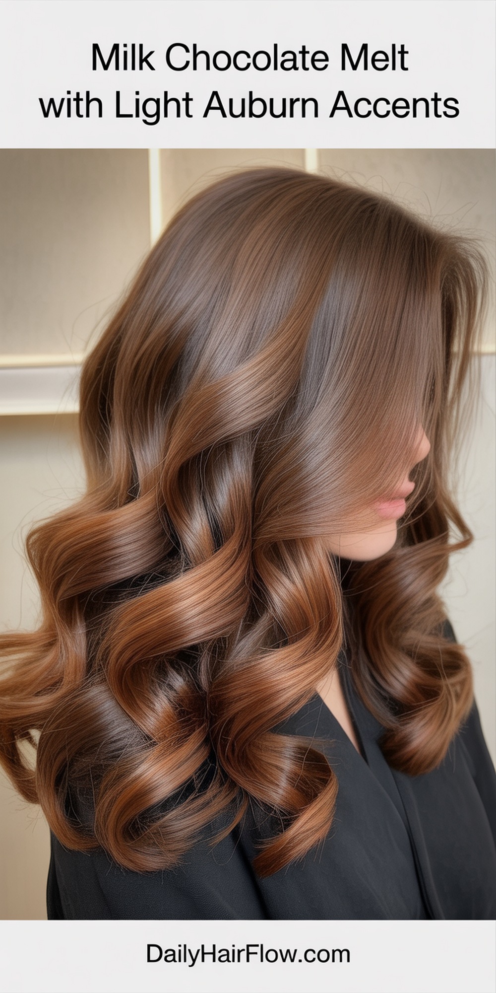 Milk Chocolate Melt with Light Auburn Accents