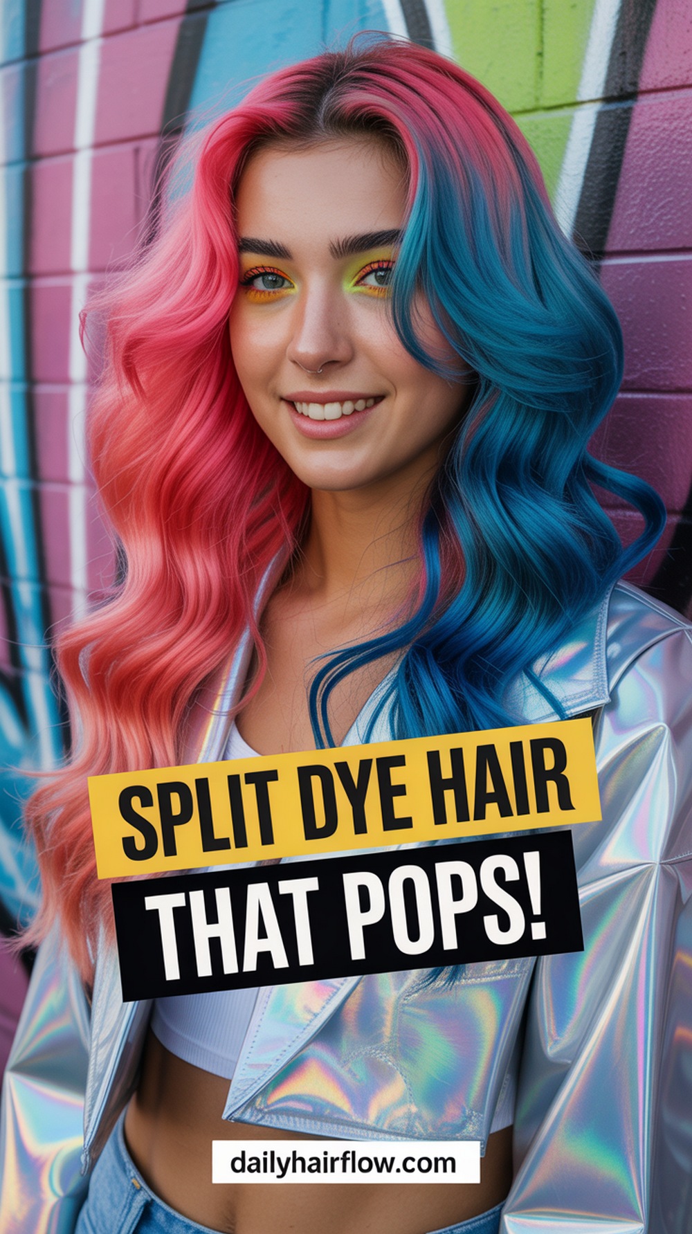 Neon Pink vs Electric Blue