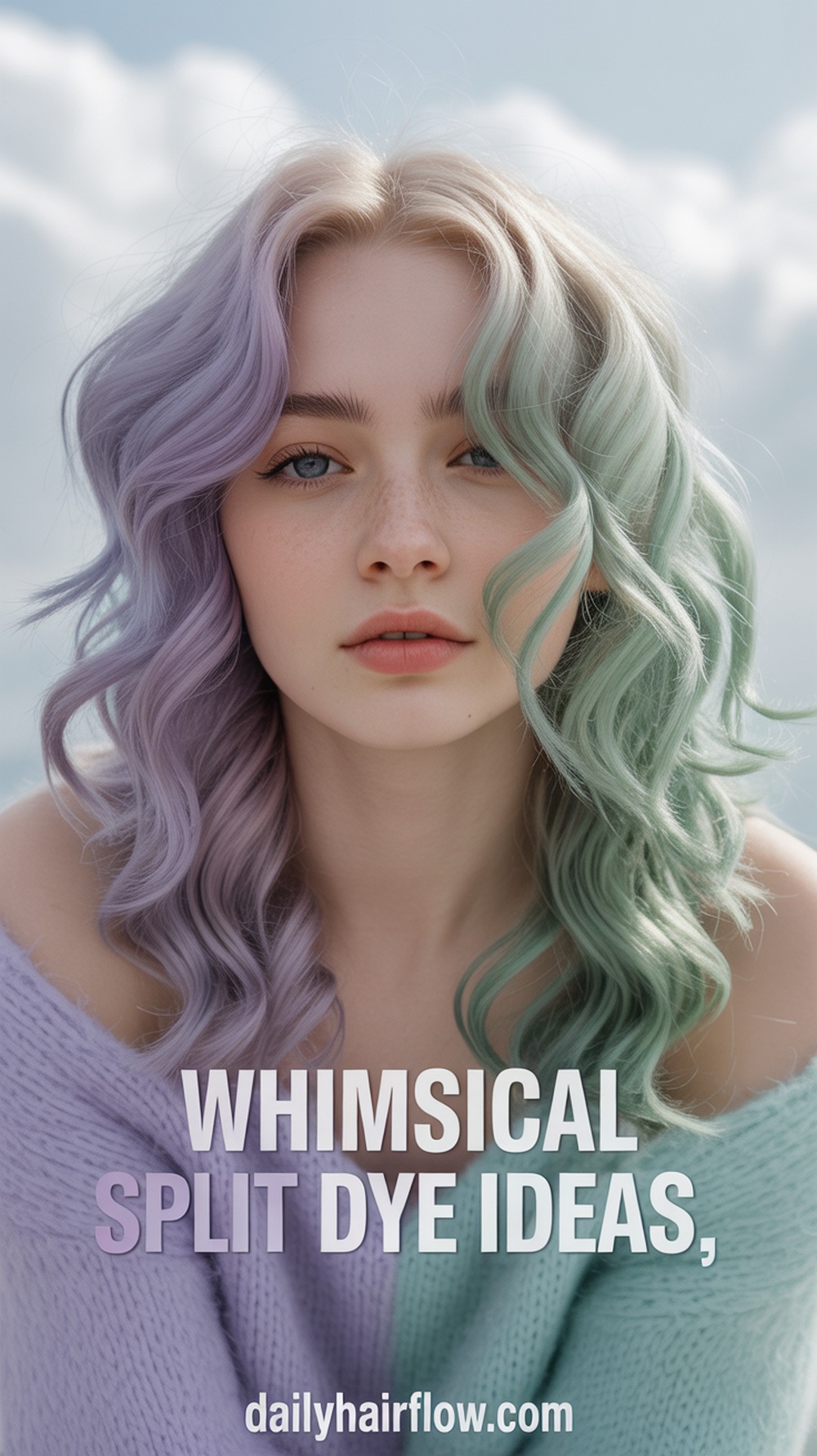 Pastel Purple and Mint Green
