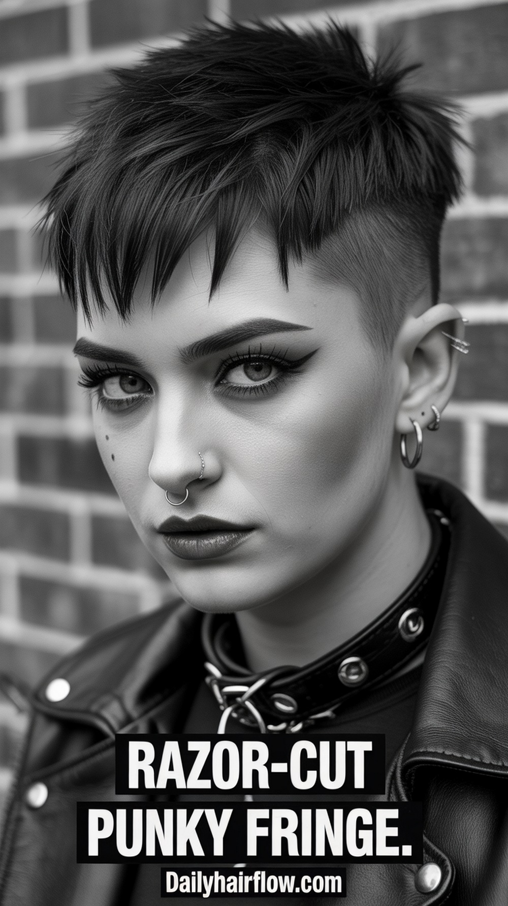 Razor‑Cut Punky Mini Fringe