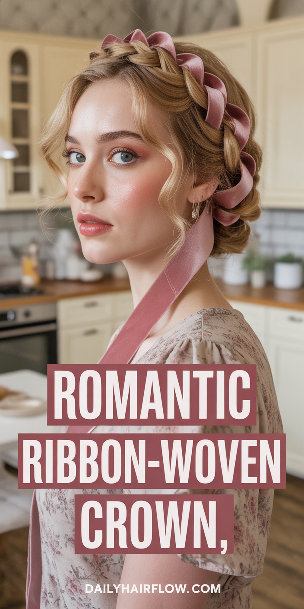 Romantic Ribbon Woven Crown
