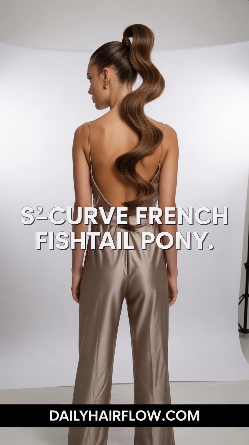Sculpted S‑Curve Fishtail Pony