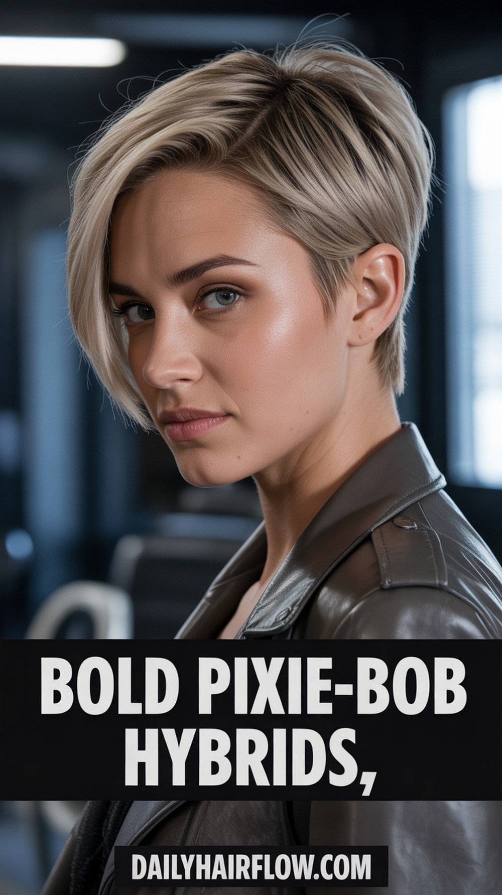 Short Ash Blonde Pixie Bob Hybrid