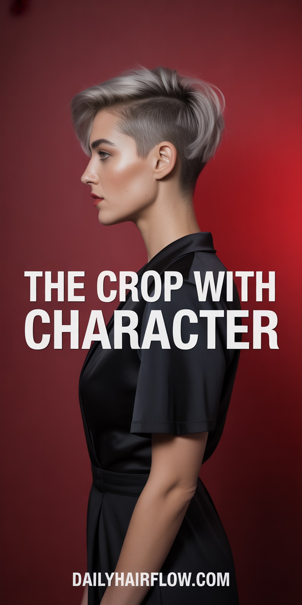 Short Crop with Undercut Detail